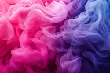 Abstract Pink and Purple Fabric Drape