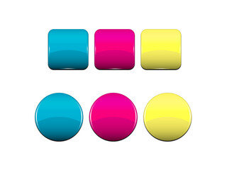 ガラス・プラスチック製のボタン