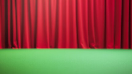 Fototapeta premium red theater curtain background