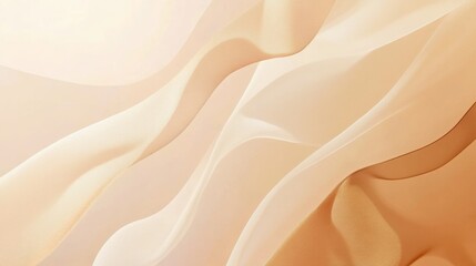 Fototapeta premium Light pale soft pastel gold golden champagne beige abstract background. Color gradient ombre transition. Silk fabric. Luxury premium rich. Matte shimmer. Christmas, birthday, anniversary. Template.