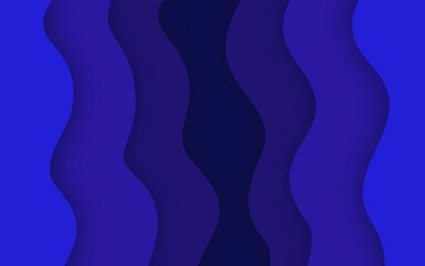 Overlapping water wave wallpaper background