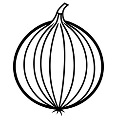 Gooseberry line art vector