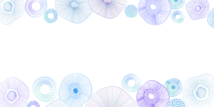 Soft, intricate cell-like patterns in bright colors symbolizing, art, life and harmony. Ideal for health, science, and wellness projects
