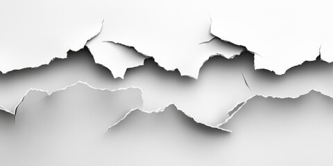 Fototapeta premium Torn Pages Illustration