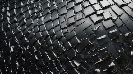 Obraz premium texture, asphalt, stone, road, pattern, surface, black, gray, material, street, grey, rough, backgrounds, dark, textured, closeup, wall, bitumen, granite, concrete, wallpaper, detail, tar, metal, pave