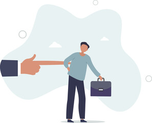 Nudge theory, reminder or guidance to encourage people to make decision or improve behavior,flat characters.