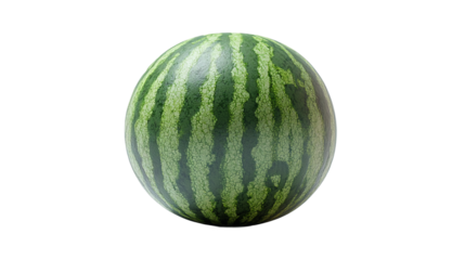 a watermelon isolated on white.