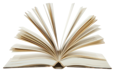 PNG Opened book reading pages publication.