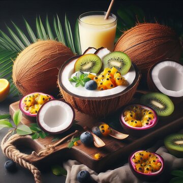 291 Coconut Passion Fruit Paradise Izobrajenie 3 iz 4