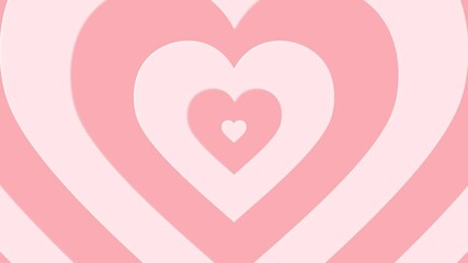 Pink hearts background looping animated. 4K resolution - Powered by Adobe