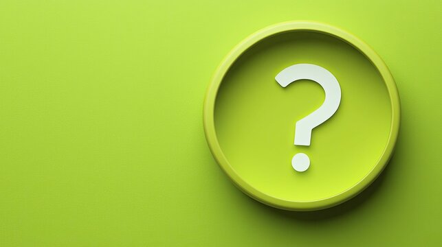 Mastering clarifying questions unlocks better interactions, bright green background supports growth in conversational skills.