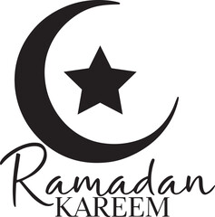 Ramadan Kareem T Shirt Design, Typography Design With Islamic ornament