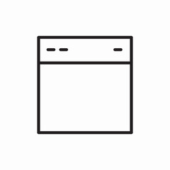 web page website icon sign vector