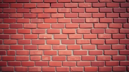 Fototapeta premium A Seamless Texture of Red Brick Wall Background Ideal for Design Projects
