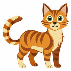 Fototapeta premium illustration of a cat