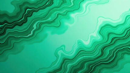 Abstract Emerald Green Swirling Marble Texture Background with Smooth Wave Pattern Ideal for Elegant Designs and Decorative Purposes