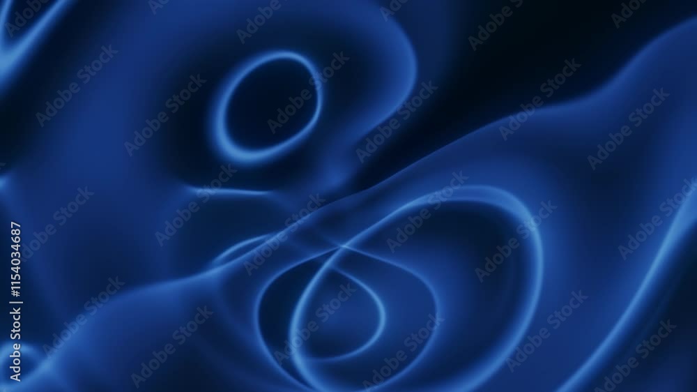 Poster hypnotic blue vortex loop: a mesmerizing blue vortex spins in a seamless loop, creating a hypnotic a