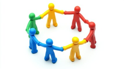 Team Retreat with Positive Expressions in Natural Lighting