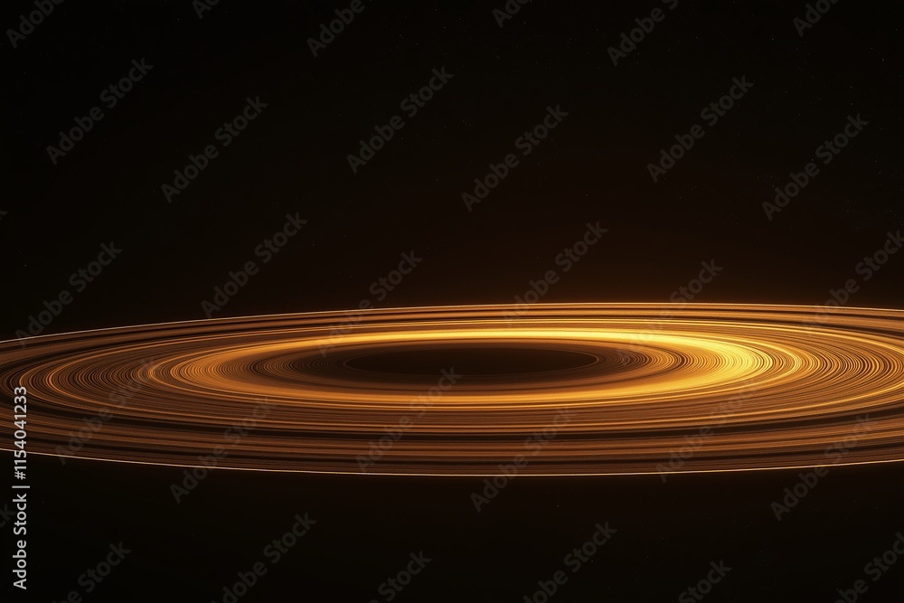 Poster a close-up of saturn’s rings with soft lighting and sharp details.