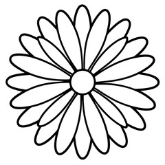 Daisy Delight line art art vector