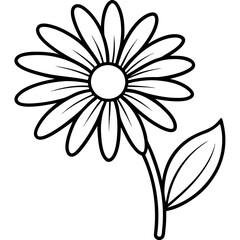 Daisy Delight line art art vector