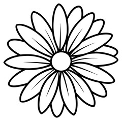 Daisy Delight line art art vector