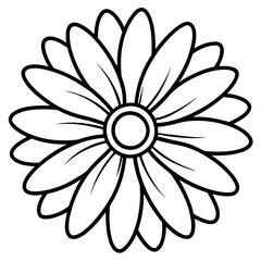 Daisy Delight line art art vector