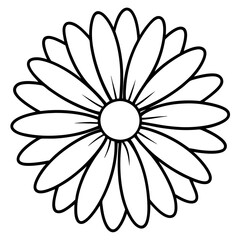 Daisy Delight line art art vector