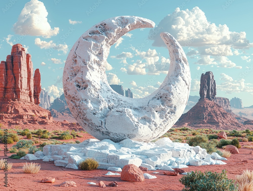 Poster artwork features yin yang symbol composed of dynamic swirling wind and solid stone set in geometric 