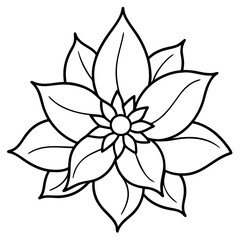 Blossom Charm line art art vector