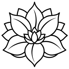 Blossom Charm line art art vector