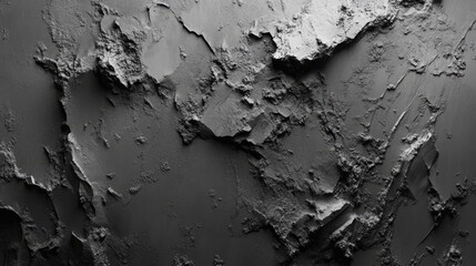 Textured rough concrete surface with dramatic shadows and rugged details suitable for background or design elements in modern architecture.