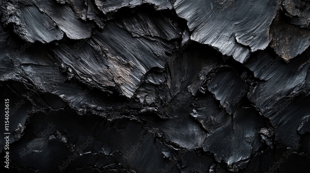 Poster textured dark tree bark close-up background with rough surface details ideal for nature and abstract