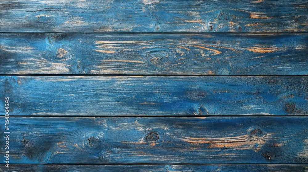 Poster blue wooden table surface with a rustic texture ideal for backgrounds and patterns in repair toolkit