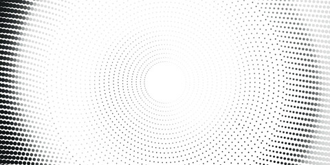 Naklejka premium Halftone effect, trend dotted illusion of gradient, vector EPS10. Abstract halftone background.