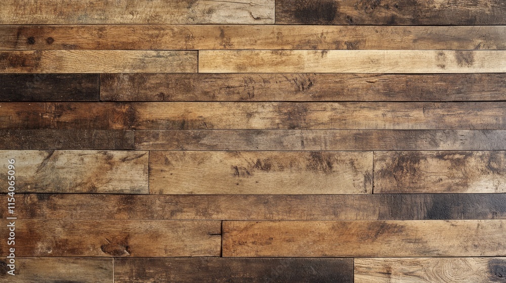 Aufkleber textured rustic wooden floor background with natural variations and warm tones creating a vintage an
