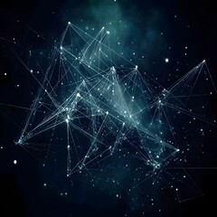 abstract geometric technology background