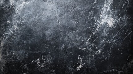 Textured dark concrete wall with rough scratches and imperfections suitable for backgrounds or industrial design concepts.