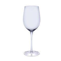 Empty luxury glass on a white background Isolated 