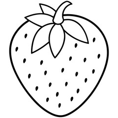 Strawberry art vector