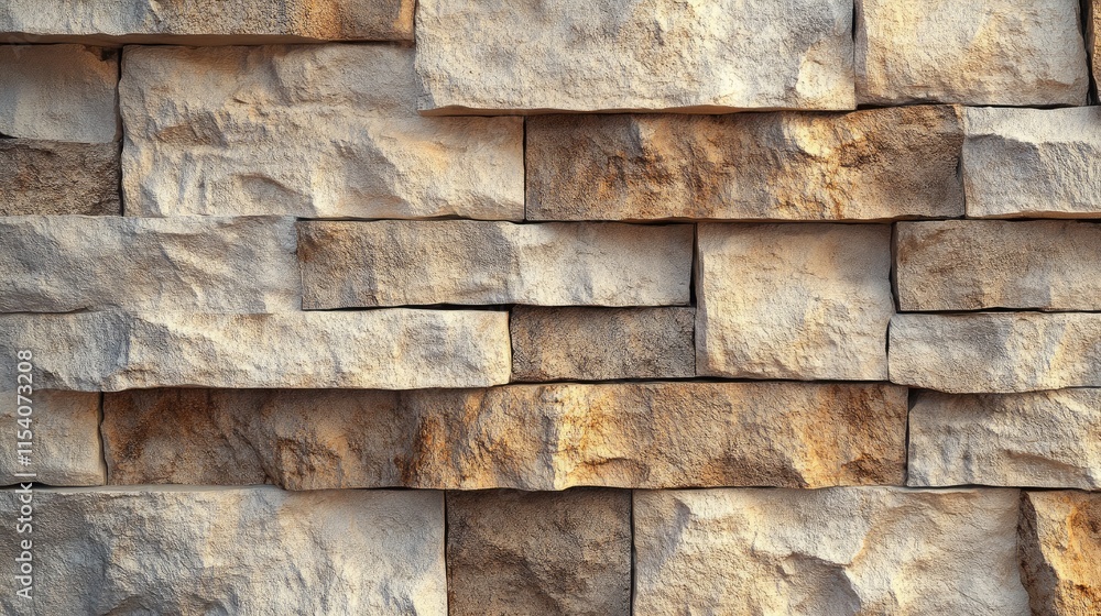 Poster rugged stone wall background with natural texture and earthy tones for architectural and design appl