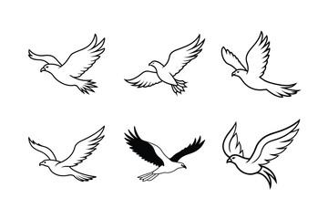 set of birds