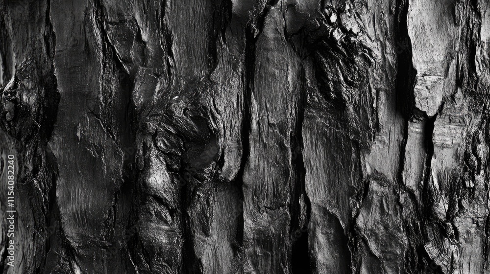 Leinwandbilder detailed close-up of textured pine tree trunk showcasing intricate patterns and rich depth in muted 
