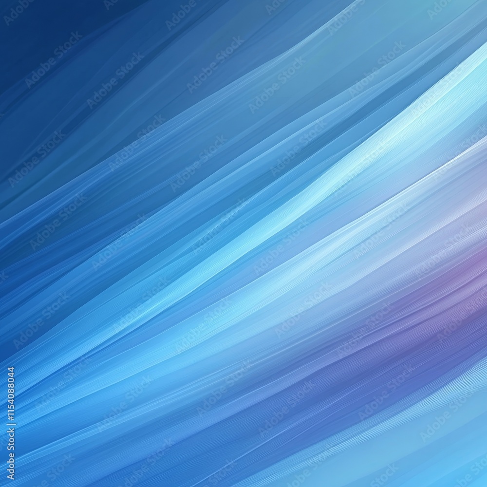 Poster calm blue abstract background with smooth flowing lines creating a serene and peaceful atmosphere fo
