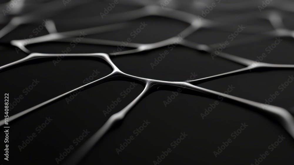 Poster abstract close-up of a fluid surface with intricate lines and textures