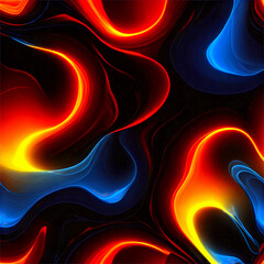 retro vibrant gradient background with thermal heatmap effect