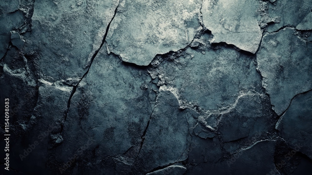 Aufkleber rugged limestone cliff texture with fractures and a corroded surface ideal for creating a natural ro