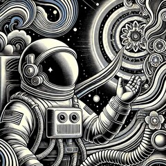 black and white background