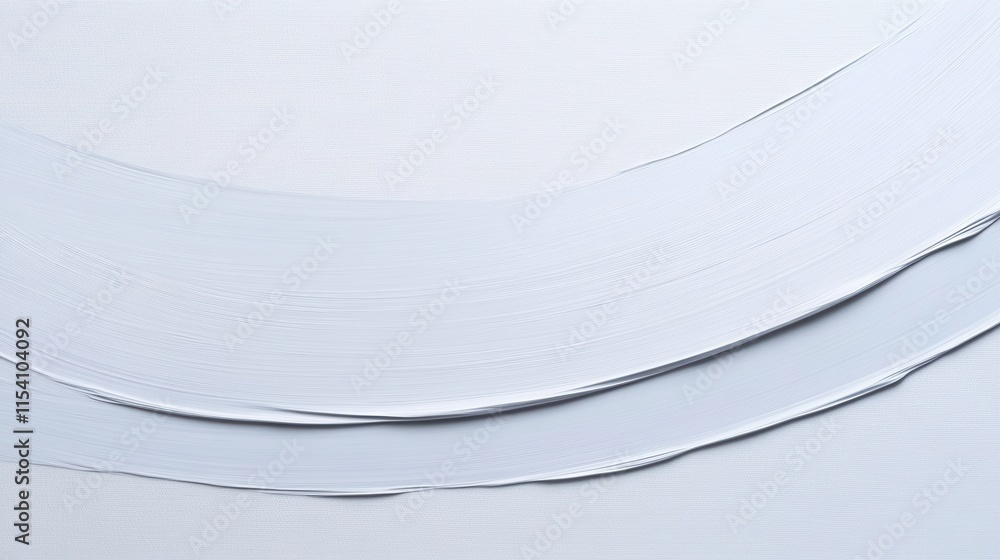 Poster abstract white paint texture with smooth curves and subtle waves