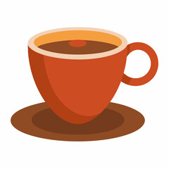 espresso cup vector icon on white background